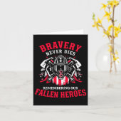 Carte T-shirt à manches longues pour hommes pompier de l (Fleur jaune)