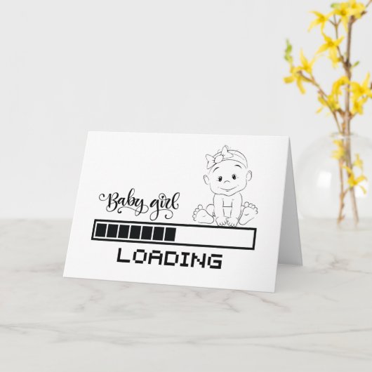 Carte T-shirt amusant bébé Grossesse mère enfant (Fleur jaune)