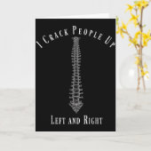 Carte T-shirt cadeau drôle pour chiropracteur (Fleur jaune)