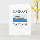 Carte T-Shirt Capitaine de Ponton (Fleur jaune)