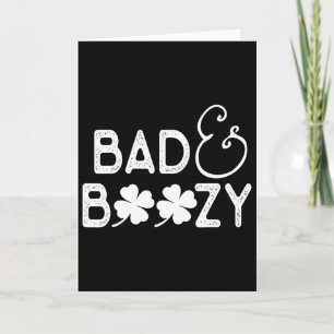 Carte T-shirt D et Boozy Drôle de la Saint-Patrick Boire