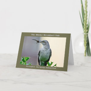 Carte T-Shirt de Photographie de la Nature Moqueur Ornit