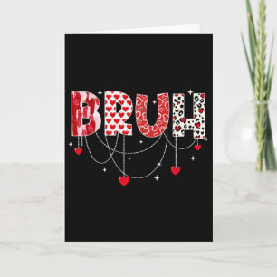 Carte T-shirt de salutation de frère de mème drôle de Sa
