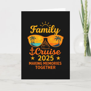 Carte T-shirt de vacances de croisière en famille 2025 S