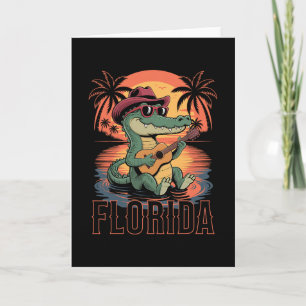 Carte T-shirt de vacances en Floride Femmes Hommes Enfan