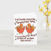 Carte T-shirt drôle et sarcastique Je leur ai donné l'oi (Fleur jaune)