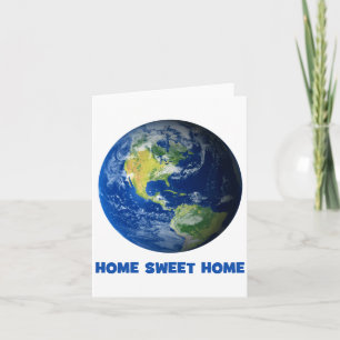 Carte T Shirt Drôle Maison Douce Terre Planète
