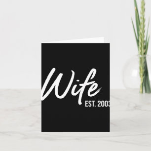 Carte T-shirt du 20e anniversaire du Mariage de la femme