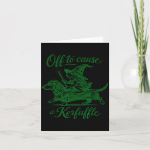 Carte T-shirt graphique drôle de teckel grenouille pour