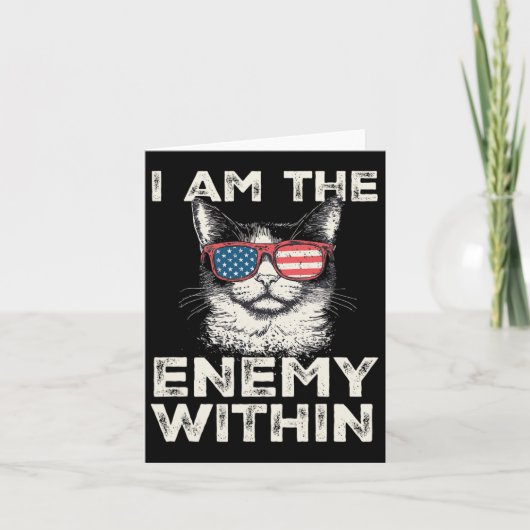 Carte T-shirt I Am The Enemy Within - Kamala Harris 2024 (Devant)