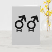 Carte T-shirt mariage gay (Fleur jaune)