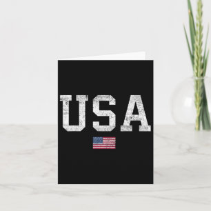 Carte T Shirt Usa Femmes Hommes Enfants Drapeau Américai