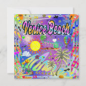 Carte T-Shirt Venice Beach Nu Era (Devant)