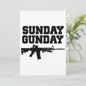 Carte t-shirts d'arme du dimanche (Debout devant)