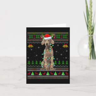 Carte T-shirts de Noël laids de chien de bétail australi