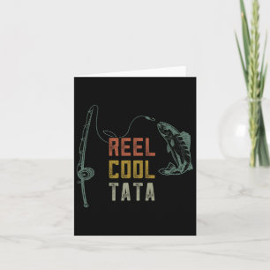 Carte T-shirts de pêche de poitrine super cool pour papa