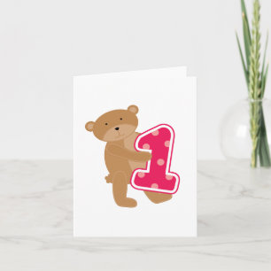 Carte T-shirts et cadeaux 1er anniversaire