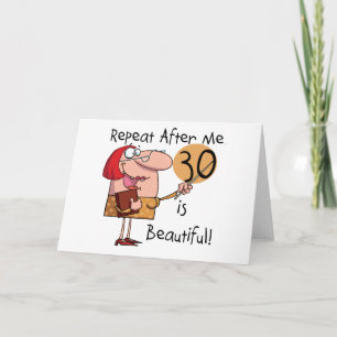 Carte T-shirts et Cadeaux 30 est Beau
