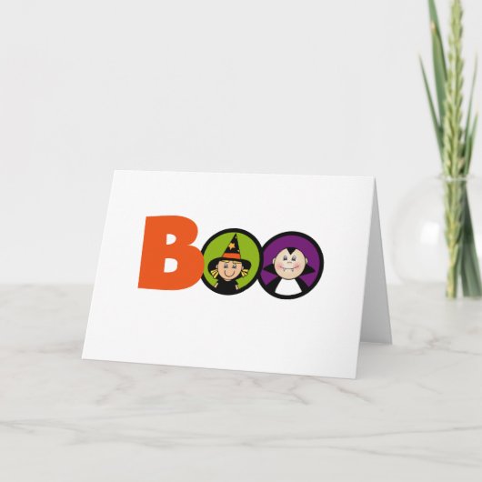 Carte T-shirts et cadeaux BOO (Devant)