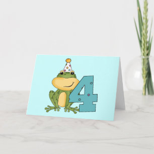 Carte T-shirts et cadeaux d'anniversaire de grenouille
