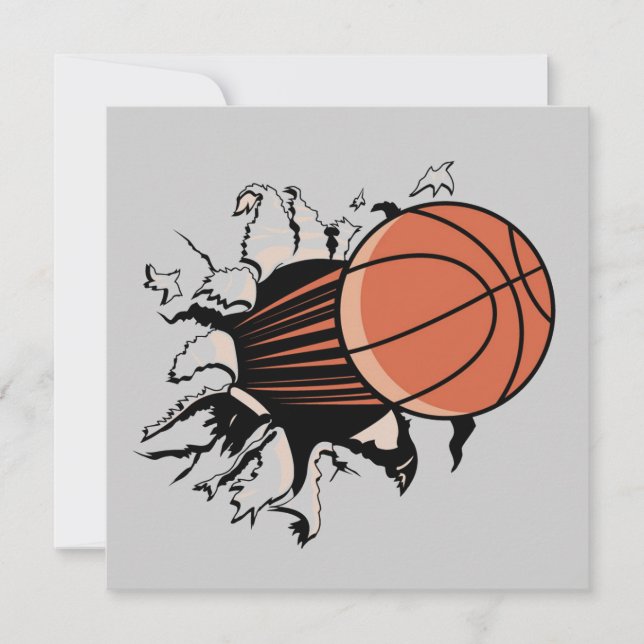 Carte T-shirts et cadeaux de Basketball (Devant)