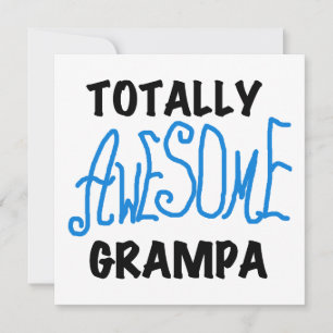 Carte T-shirts et cadeaux de Grampa bleu absolument géni