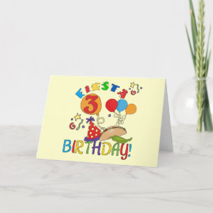 Carte T-shirts et cadeaux Fiesta 3e anniversaire