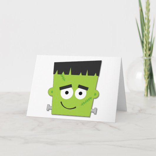 Carte T-shirts et cadeaux Halloween Frankenstein (Devant)