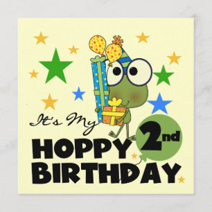 Carte T-shirts et cadeaux pour le 2e anniversaire de la