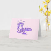 Carte T-shirts et cadeaux Queen (Fleur jaune)