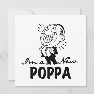 Carte T-shirts et cadeaux Smiling New Poppa