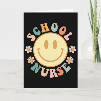 Carte T-shirts graphiques d'infirmière scolaire amusants