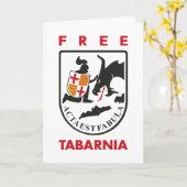 Carte Tabarnia libre 3 (Fleur jaune)