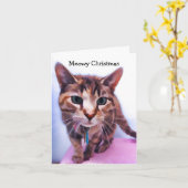 Carte Tabby Brown (Fleur jaune)