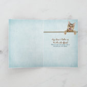 Carte tabby cat dans le miroir pour avoir plus d'anniver (Intérieur)