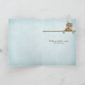 Carte tabby cat dans le miroir se remettre bientôt (Intérieur)