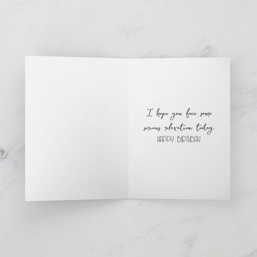 Carte Tabby Chat Anniversaire Dormir Sur Une Ancienne Pl (Intérieur)