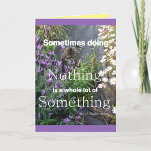 Carte Tabby Chat & Fleurs Jote Devis Chats Obtenez Bonne