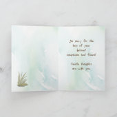 Carte Tabby Chat Pet Sympathie sur Rainbow Bridge (Intérieur)