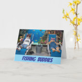 Carte Tabby Fishing Buddies (Fleur jaune)