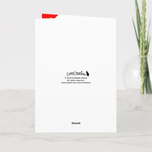 Carte Tabby Orange (Dos)