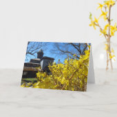 Carte Tabernacle et Forsythia - Martha's Vineyard (Fleur jaune)