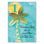 Carte Table Bunco Plage N° 1 À Quatre (Par défaut)