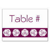 Carte table chic au vin (Dos)