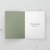 Carte Table D'Anniversaire Dans Une Forêt (Intérieur)