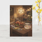Carte Table de fête des Philippines (Fleur jaune)