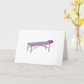 Carte Table de massage (Fleur jaune)