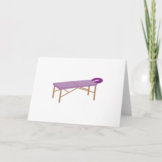 Carte Table de massage (Devant)