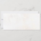 Carte Table de tête du Mariage Rustique Pine Poinsettia (Dos)