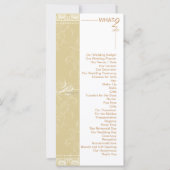 Carte Table des matières Insérer pour la liaison de plan (Dos)